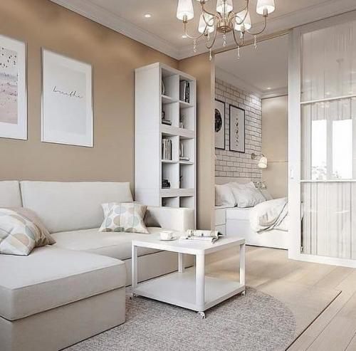 Монохромный интерьер квартиры. 02