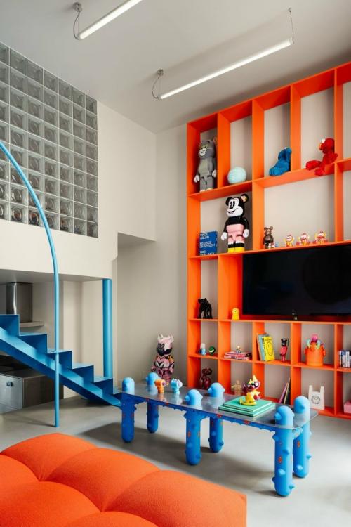 Эра дофамина: яркая квартира в Париже. 05