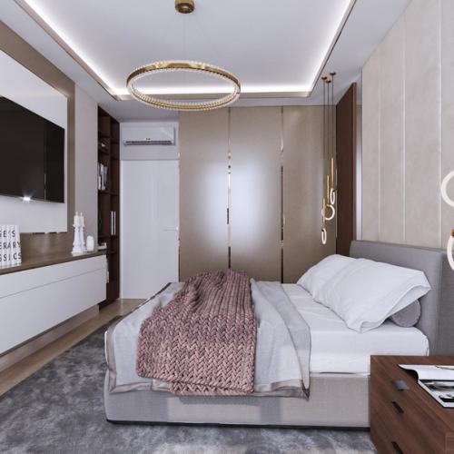 Приятный дизайн спальни. 03