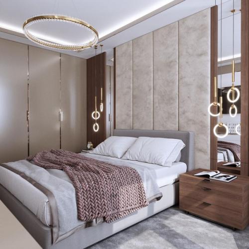 Приятный дизайн спальни. 02