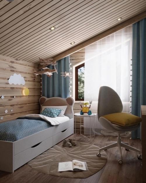 В том случае, если вам по душе загородные дома, то обратите внимание на интерьер этого замечательного домика. 05