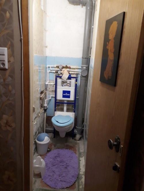 Ремонт туалета в хрущевке.