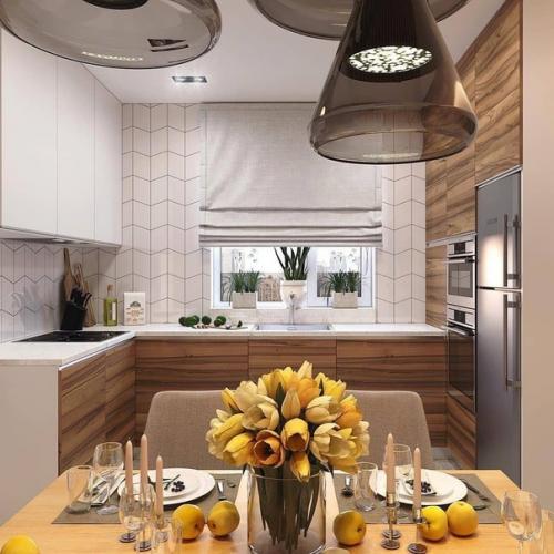 Тёплый и уютный интерьер квартиры. 05