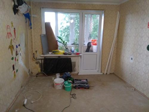 Ремонт детской для двух дочек - двойняшек.