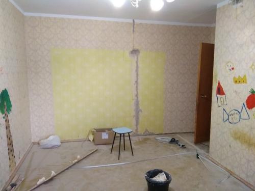 Ремонт детской для двух дочек - двойняшек. 01