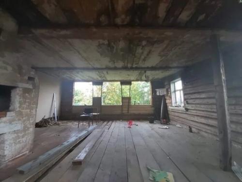 Реставрация старого дома, доставшегося от деда. 01