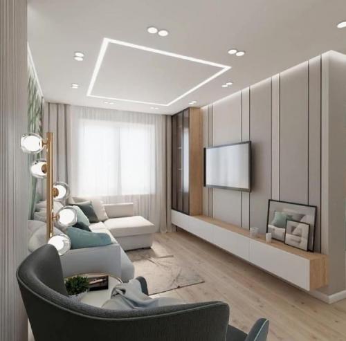 Интерьер в мятном цвете. 07