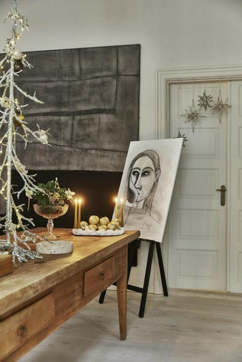 Жозефина шталь выросла в художественной семье - и этот бэкграунд чувствуется в каждом её рождественском декоре. 02