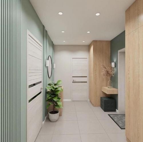 Интерьер в мятном цвете. 09