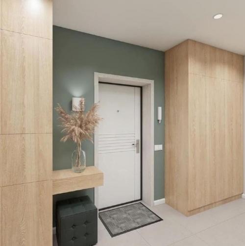 Интерьер в мятном цвете. 01