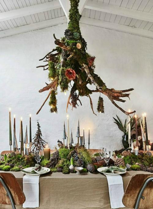 В доме датского декоратора и стилиста малу карберг в ведбеке нет привычной мишуры и классических елочных шаров. 03