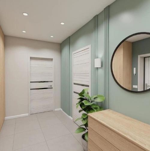 Интерьер в мятном цвете. 02