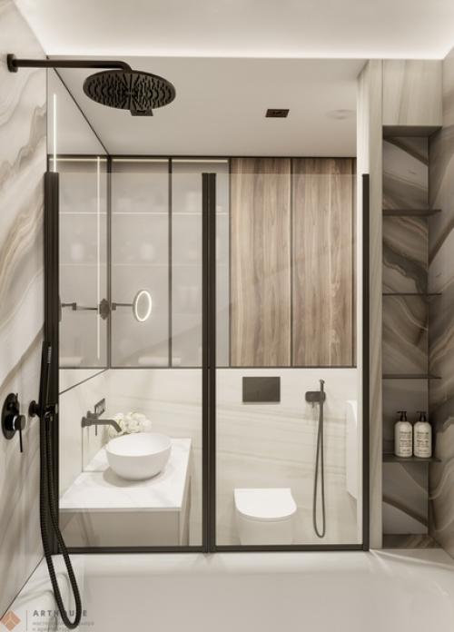 Как вам такой вариант оформления ванной комнаты? 03