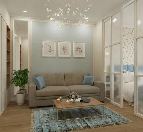 Дизайн - проект однокомнатной квартиры + плаировка. 03