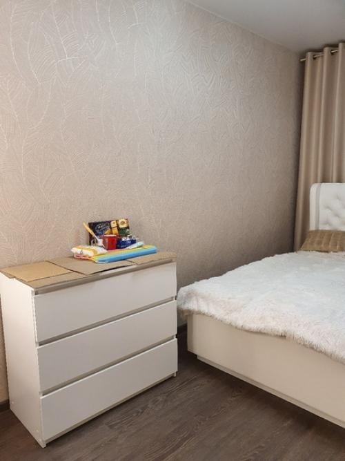 Спальня.  Делали сами, очень старались. 01