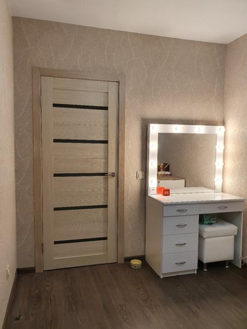 Спальня.  Делали сами, очень старались. 02