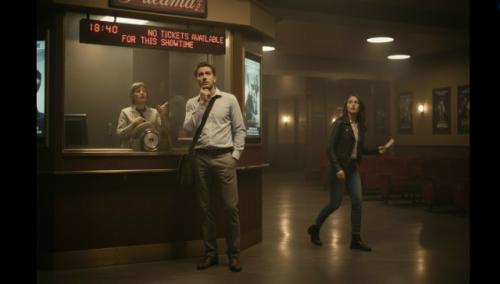 После работы решил немного развеяться и сходить в кино.  