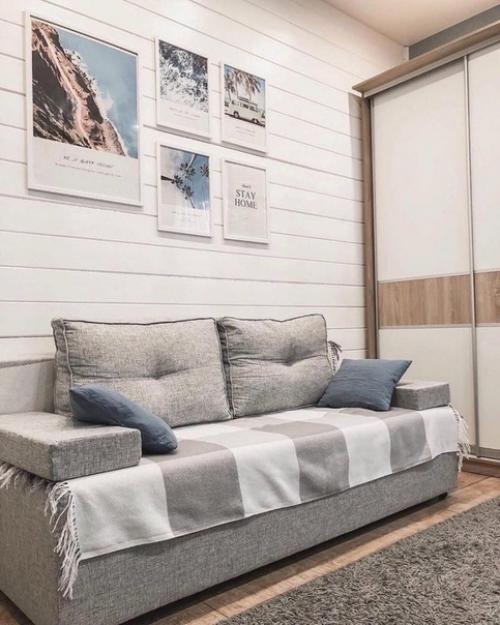 Какой уютный, ламповый дизайн небольшой квартиры. 04