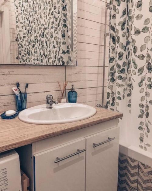 Какой уютный, ламповый дизайн небольшой квартиры. 03