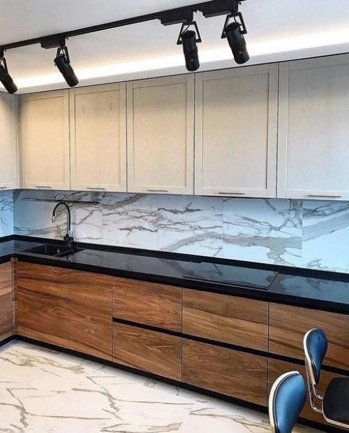 Стильный гарнитур в кухне. 02