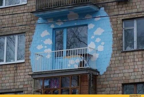 Лишь в том случае, если уж балкон - то не как у всех! 01