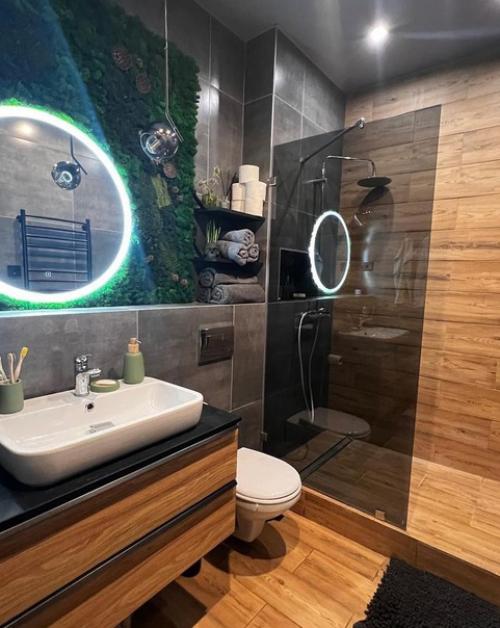 Ремонт в новостройке.  Санузлы особенно хорошо получились. 03