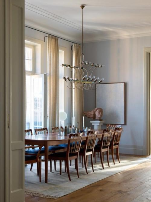 Эта квартира в старинном доме в Стокгольме объединяет элементы северного ар - нуво и скандинавского минимализма. 03