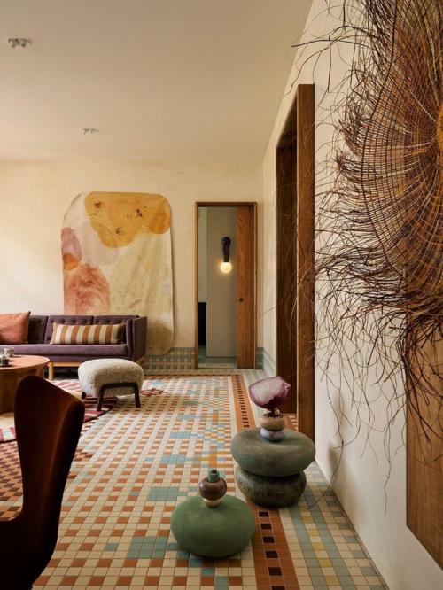 Восточный уют и скандинавская простота в одном доме. 07