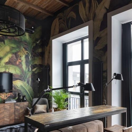 Двухуровневая квартира в стиле лофт, площадь 31 кв. 07