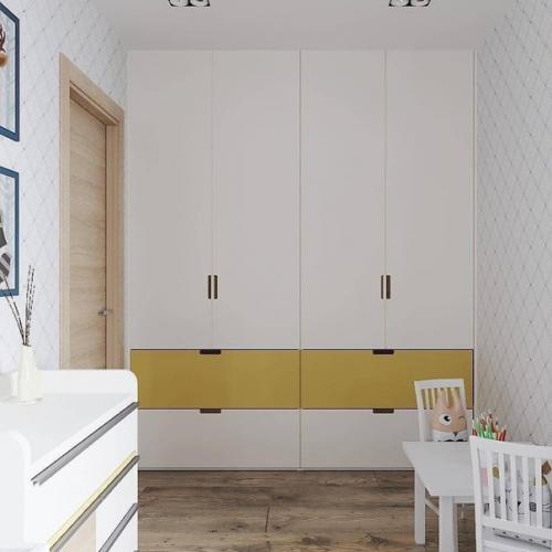 Красивое, приятное цветовое решение для интерьера квартиры. 02