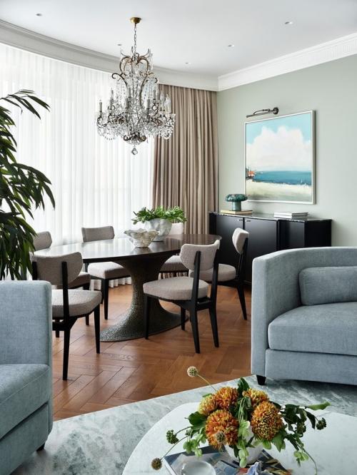 Квартира в Москве, где классика встречается с современностью. 07