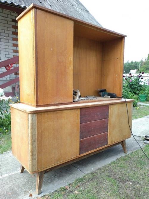 Интересная реставрация старой мебели. 01