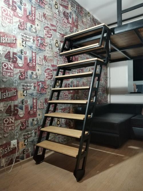 Вот такую кровать смастерили. 08