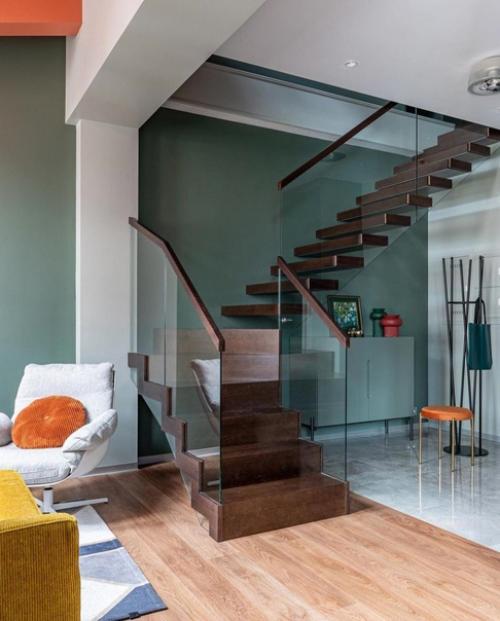 Дизайнер Елена Акимова оформила современный эмоциональный интерьер в креативном лофт - квартале. 01