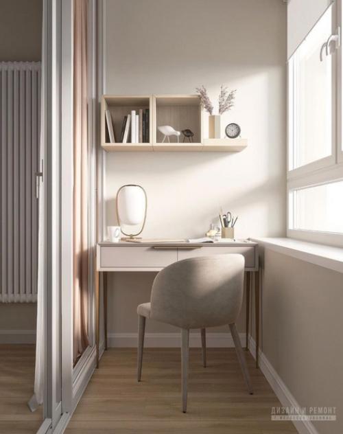 Элегантный и приглушенный дизайн квартиры площадью 50 квадратных метров, вдохновленный скандинавским стилем. 02