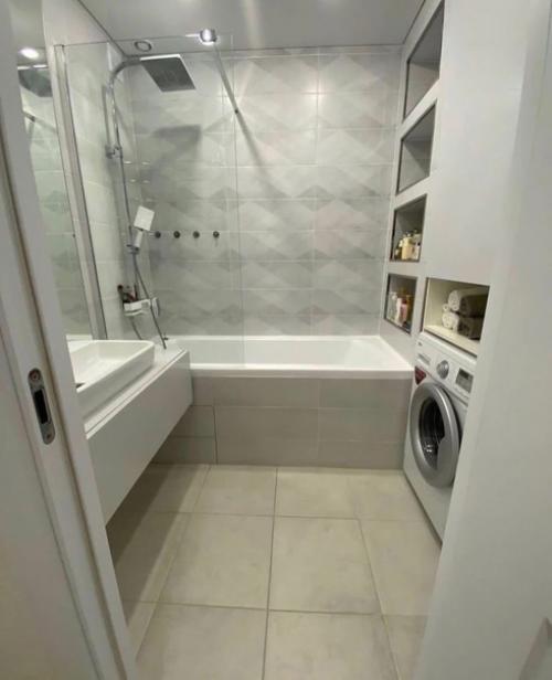 Ремонт в новостройке.  Спокойные цвета без ярких пятен. 06