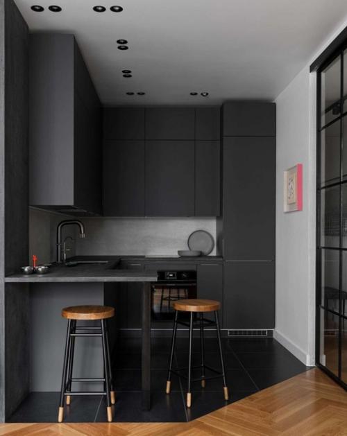 Влада стеблина создала современный интерьер с элементами скандинавского стиля и mid - Century Modern. 01