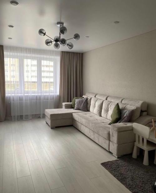 Ремонт в новостройке.  Спокойные цвета без ярких пятен.