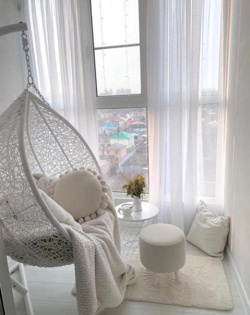 Белоснежный интерьер для тех, кому ещё не надоел белый цвет. 06