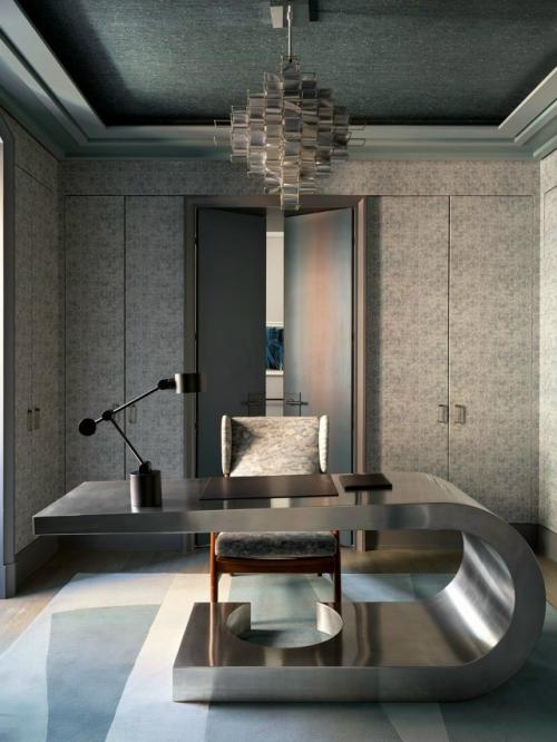 Таунхаус в верхнем ист - сайде в Нью-йорке получил обновлённый интерьер в исполнении Жана - Луи деньо. 01