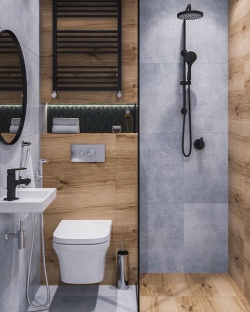 Какой маленький и стильный санузел получился.