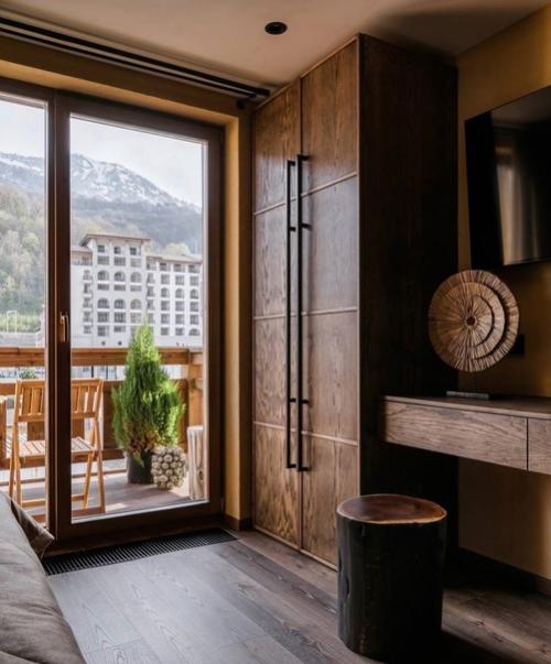 Уютный интерьер домика. 01