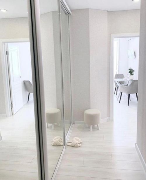 Белоснежный интерьер для тех, кому ещё не надоел белый цвет. 07