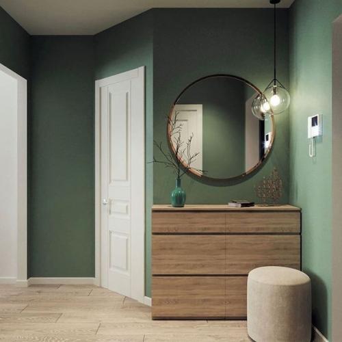 Идея для тех, кто не любит монохромные интерьеры. 07