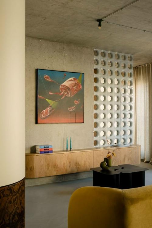 Максимализм и контрасты: квартира для юриста в Варшаве. 02