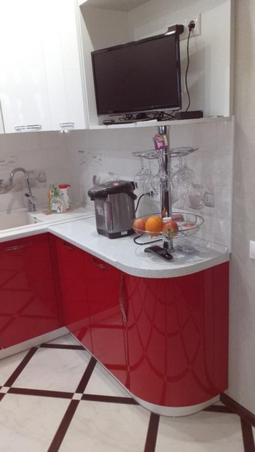 А я выбрала крaсный цвeт на кухню рuскнула и не пожалела. 03