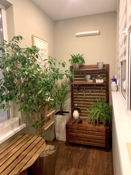 Вот наш балкон и готов уже фото делала не в один день. 03