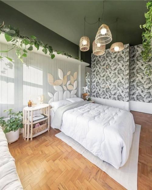 Спальня с подъемной кроватью, для того, чтобы сделать полноценное рабочее место. 04