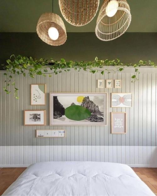 Спальня с подъемной кроватью, для того, чтобы сделать полноценное рабочее место. 08