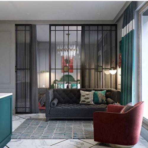 Какой насыщенный цвет кухонного гарнитура! 02